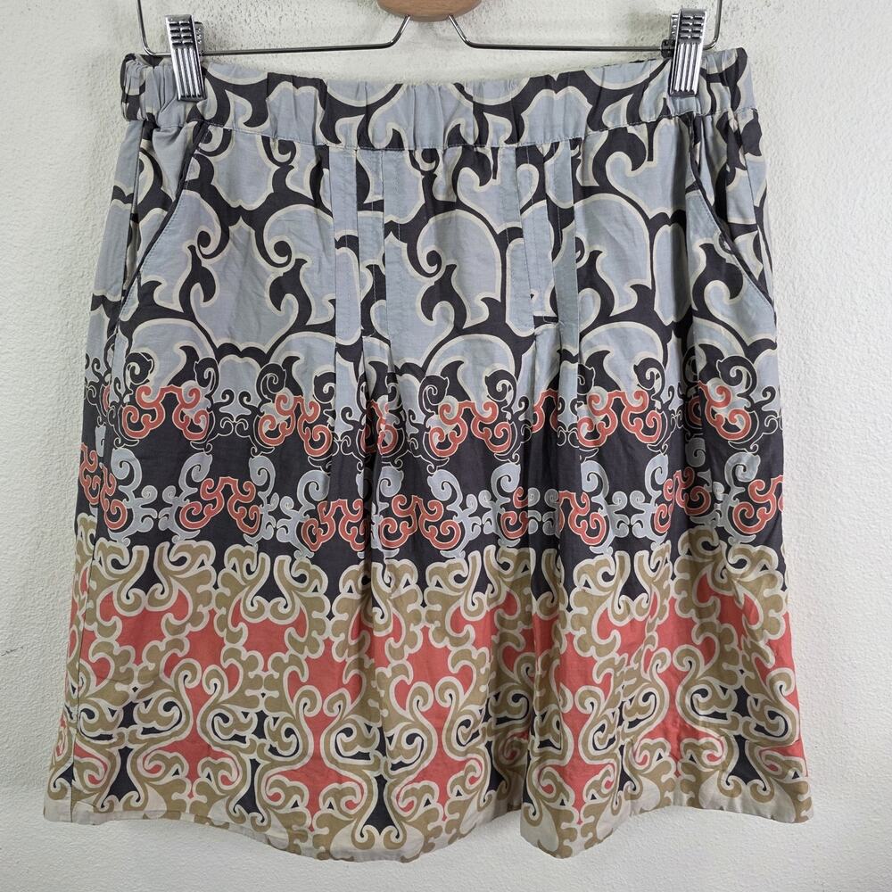 Edme & Esyllte Multicolor 100% Cotton A Line Skirt Size Large Anthropologie